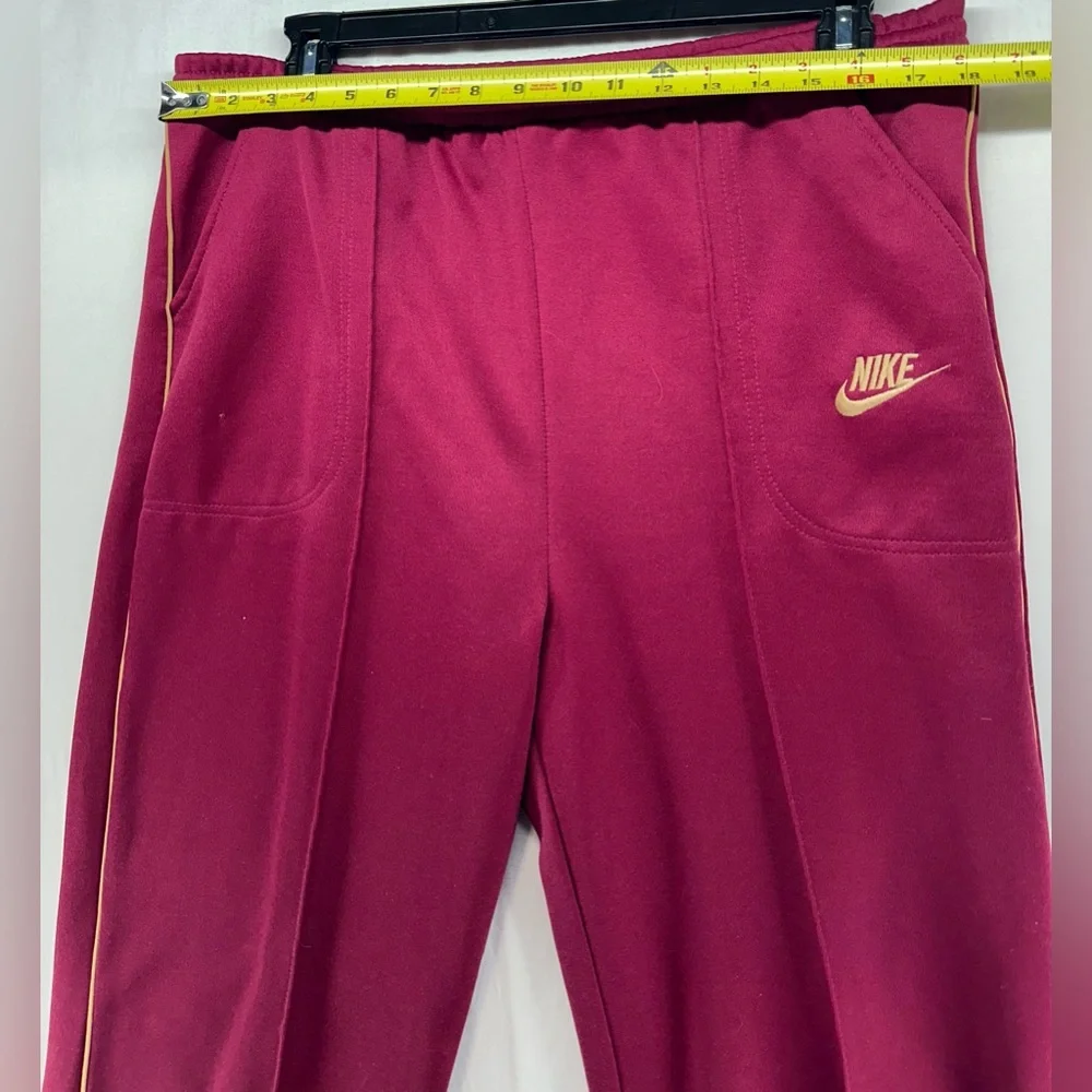 Nike Blue Tag Track Suit Maroon/Cream/Navy Blue Vintage 80s Men’s L
